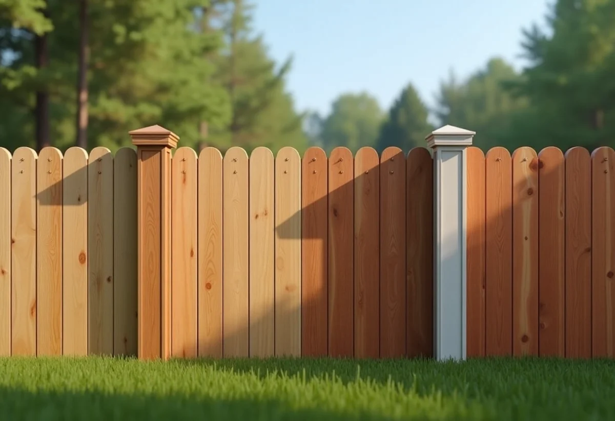 Comment trancher entre un poteau bois et un poteau aluminium pour votre clôture